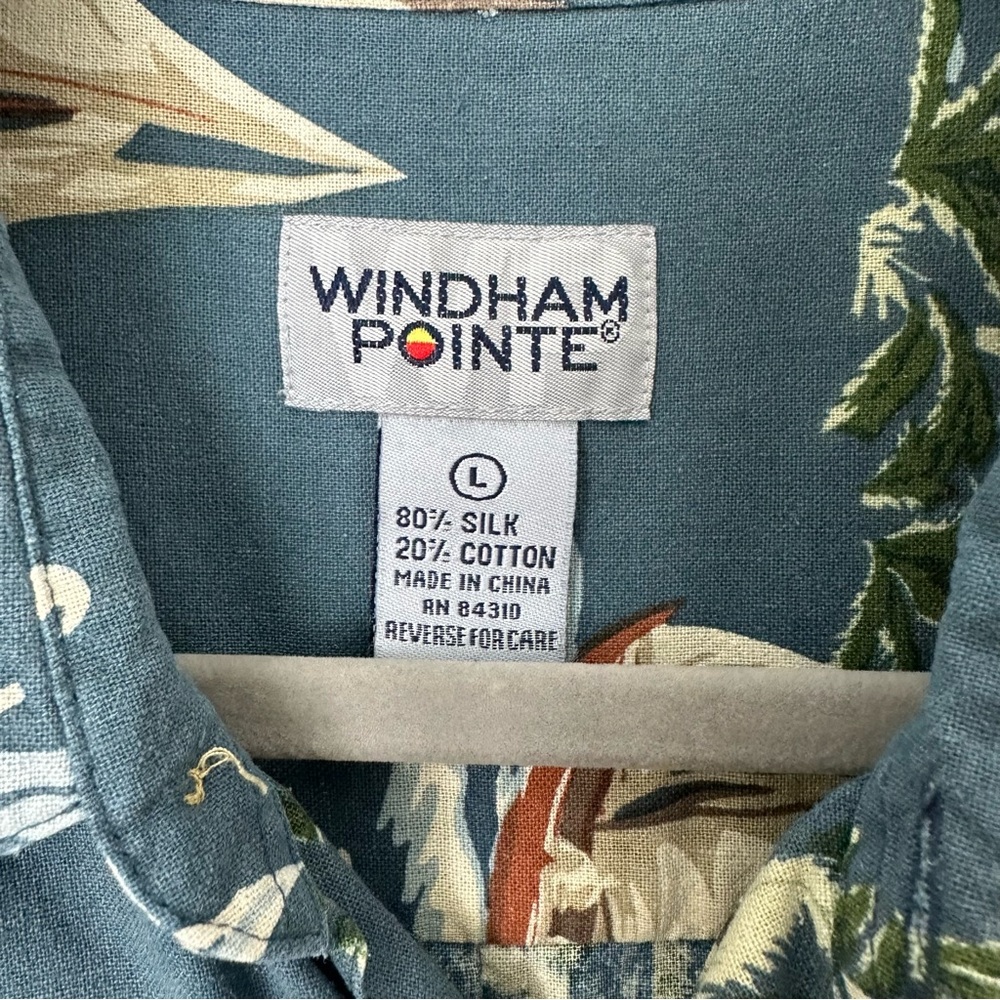 Windham Pointe Button Down Sailboat Tropical Shor… - image 2